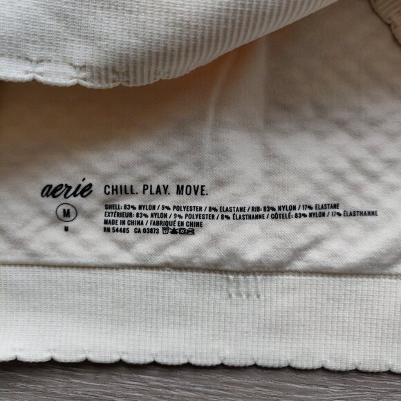 NWT Aerie Fishscale Crop Top Bandeau Medium - Picture 4 of 6